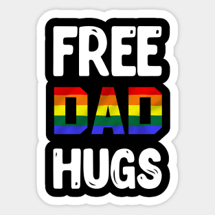 Free Dad Hugs Sticker